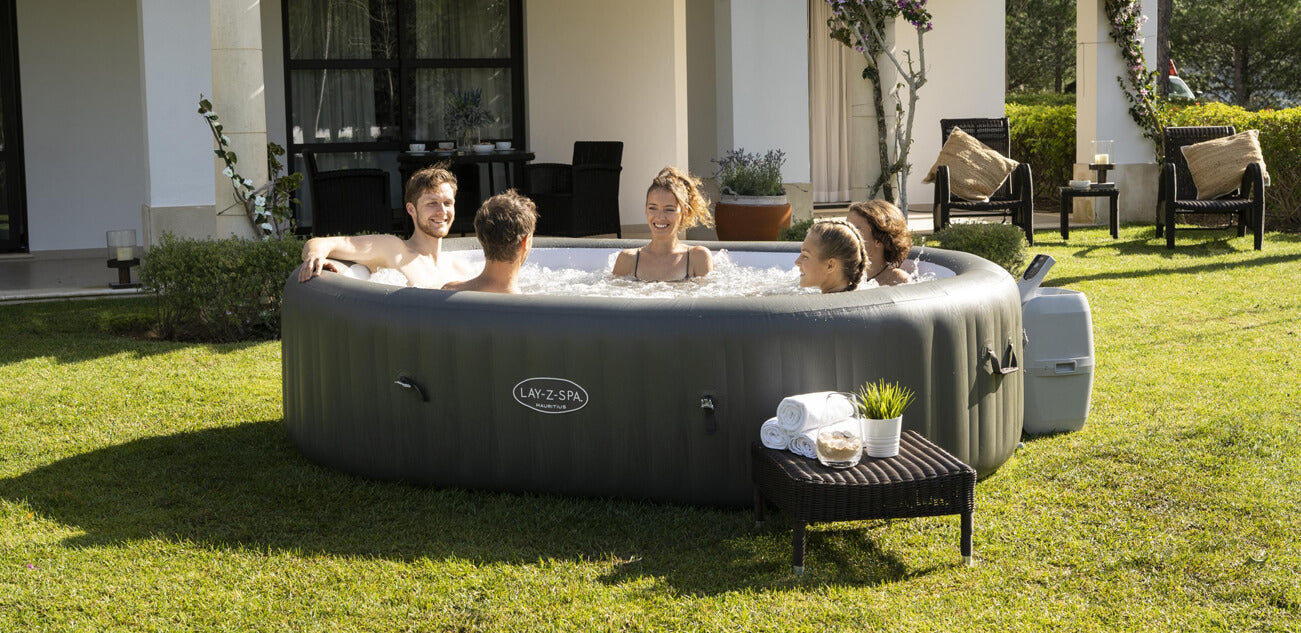 big inflatable hot tub