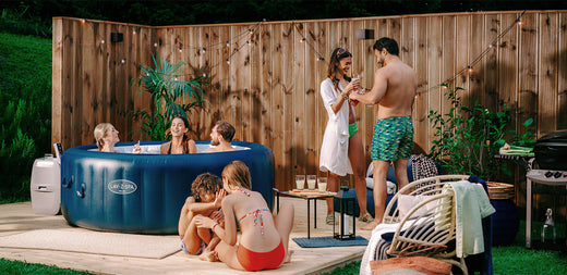 Create an oasis in your home with an inflatable hot tub