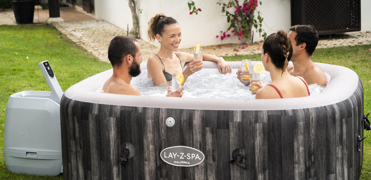 Lay-Z-Spa square Hot Tub for up to 6 Friends