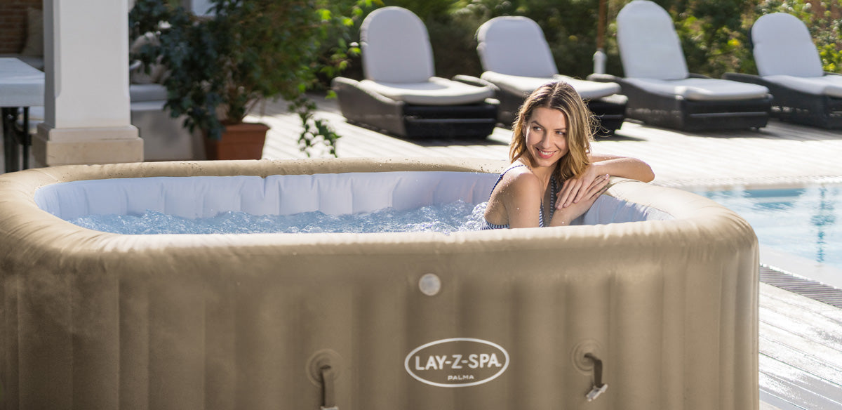 Introducing the Lay-Z-Spa Palma HydroJet Pro square hot tub