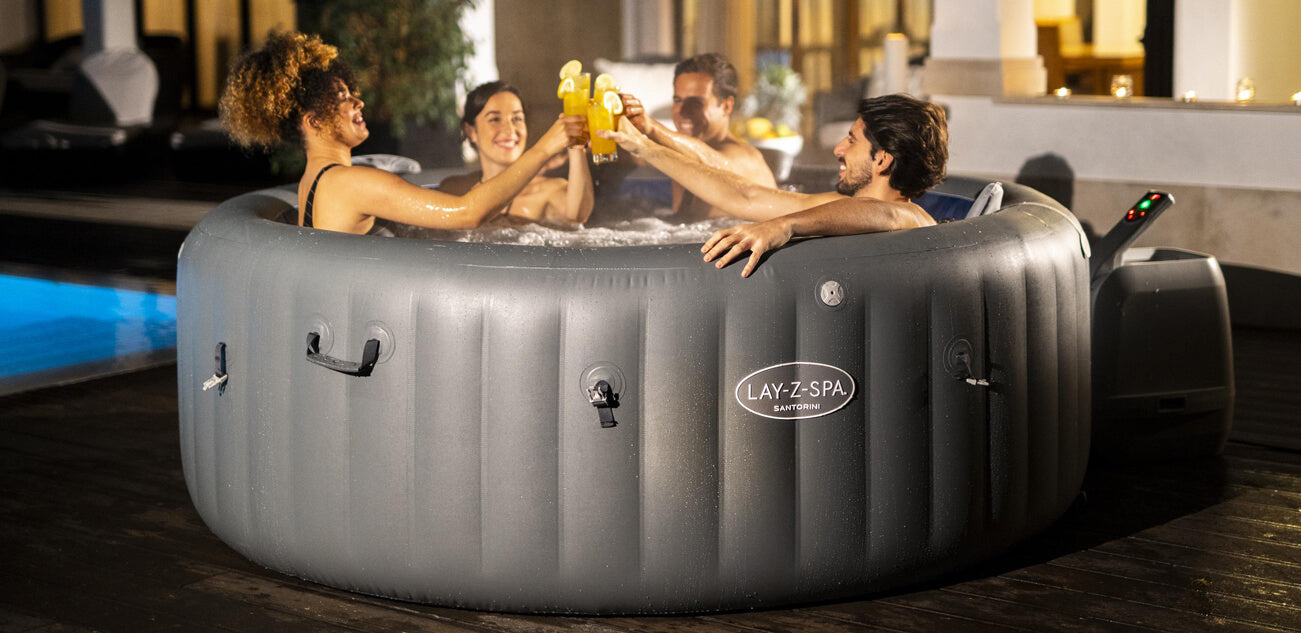 New Lay-Z-Spa Hot Tub With Jets