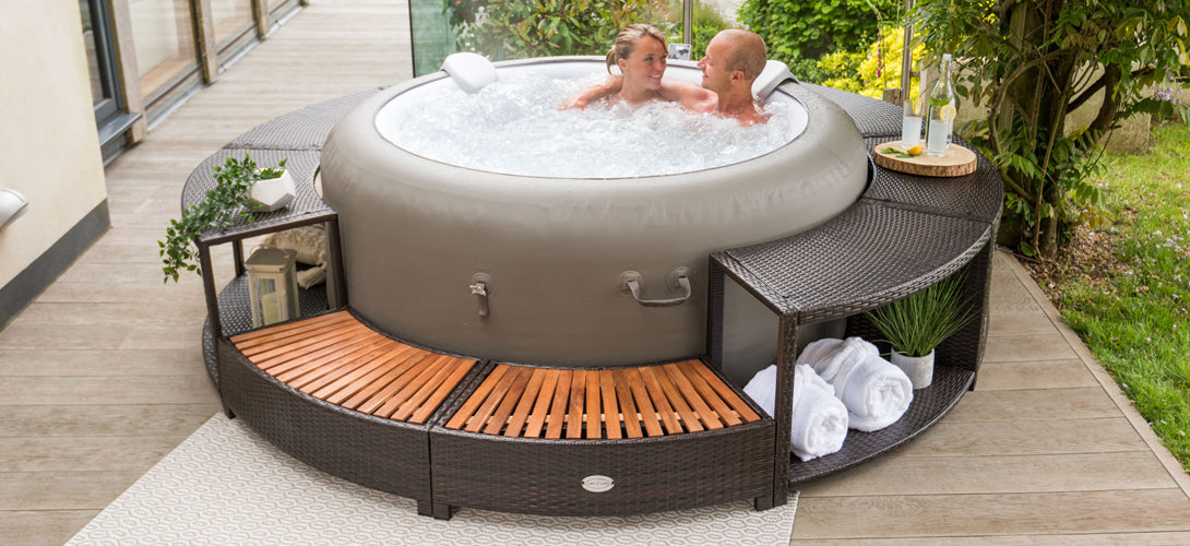 lay z spa hot tub surrounds