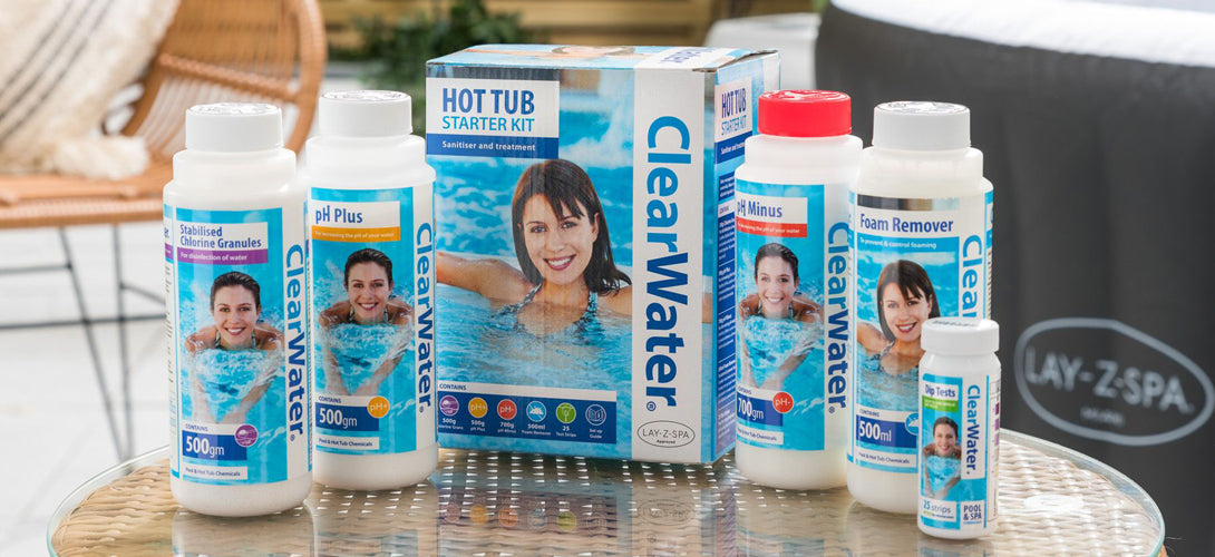 clearwater hot tub chemical starter kit