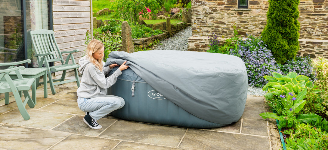 square thermal cover for inflatable hot tubs