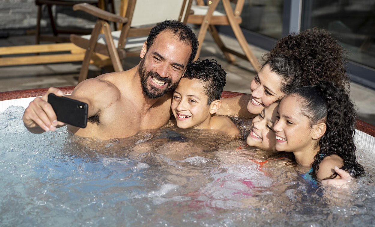 inflatable hot tub for families