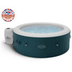 energy efficient hot tub lazy spa blue