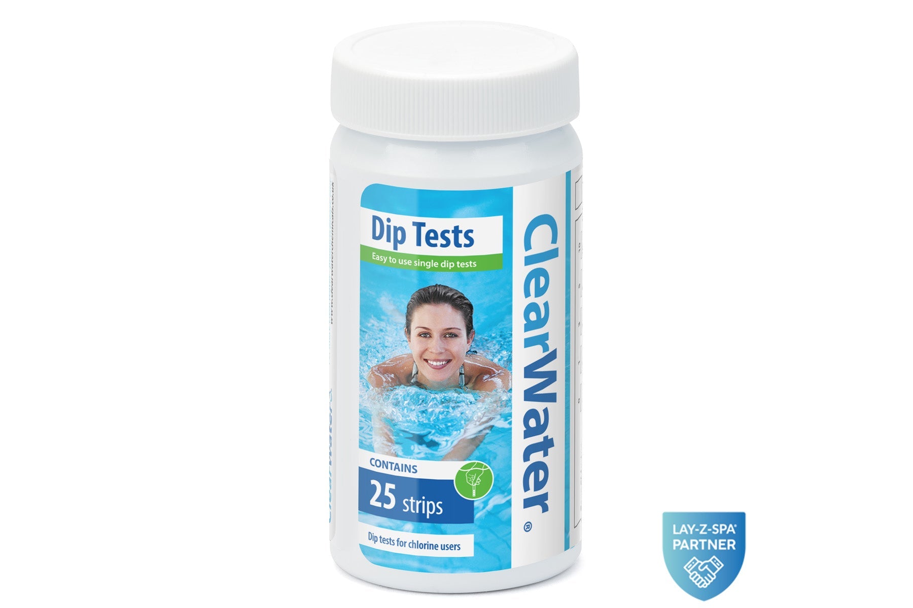 ClearWater 3-in-1 Hot Tub Test Strips x 25