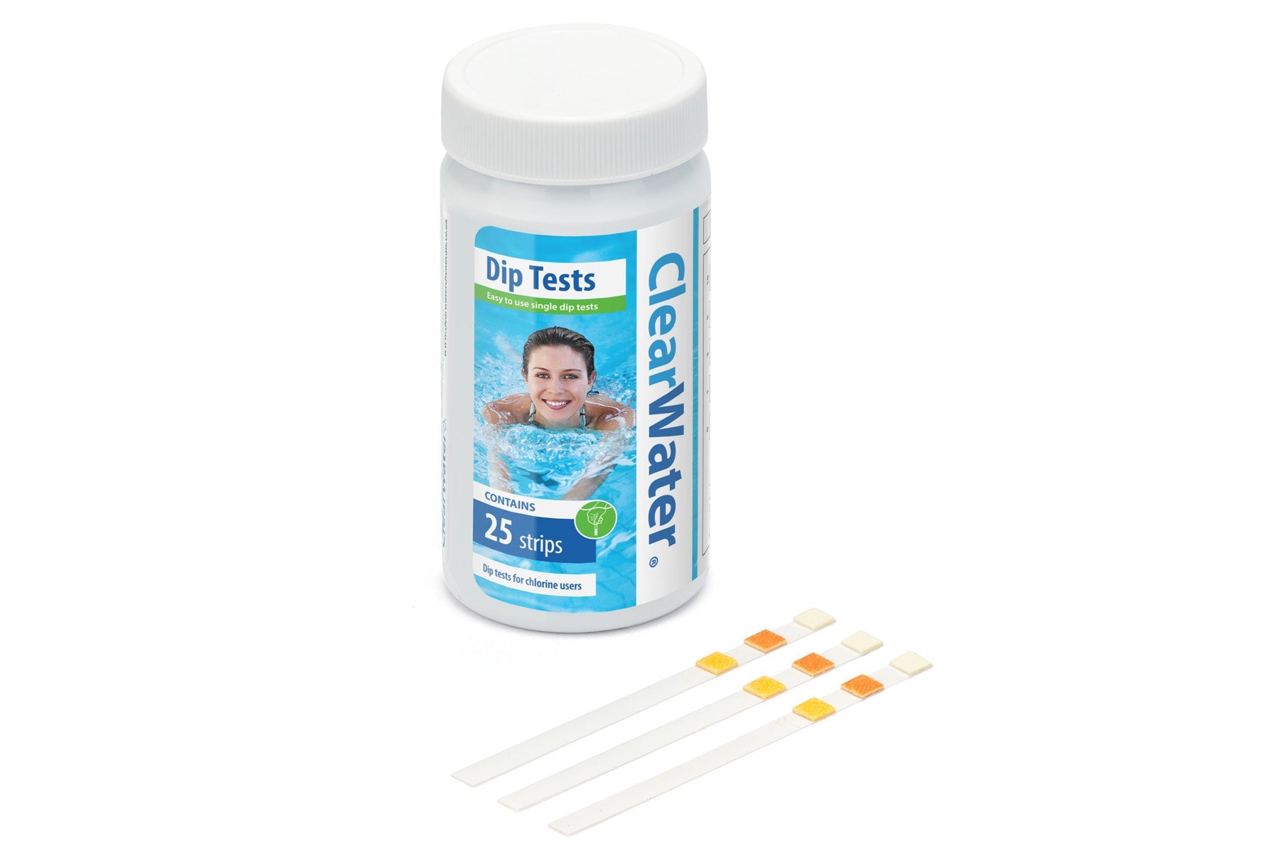 ClearWater 3-in-1 Hot Tub Test Strips x 25