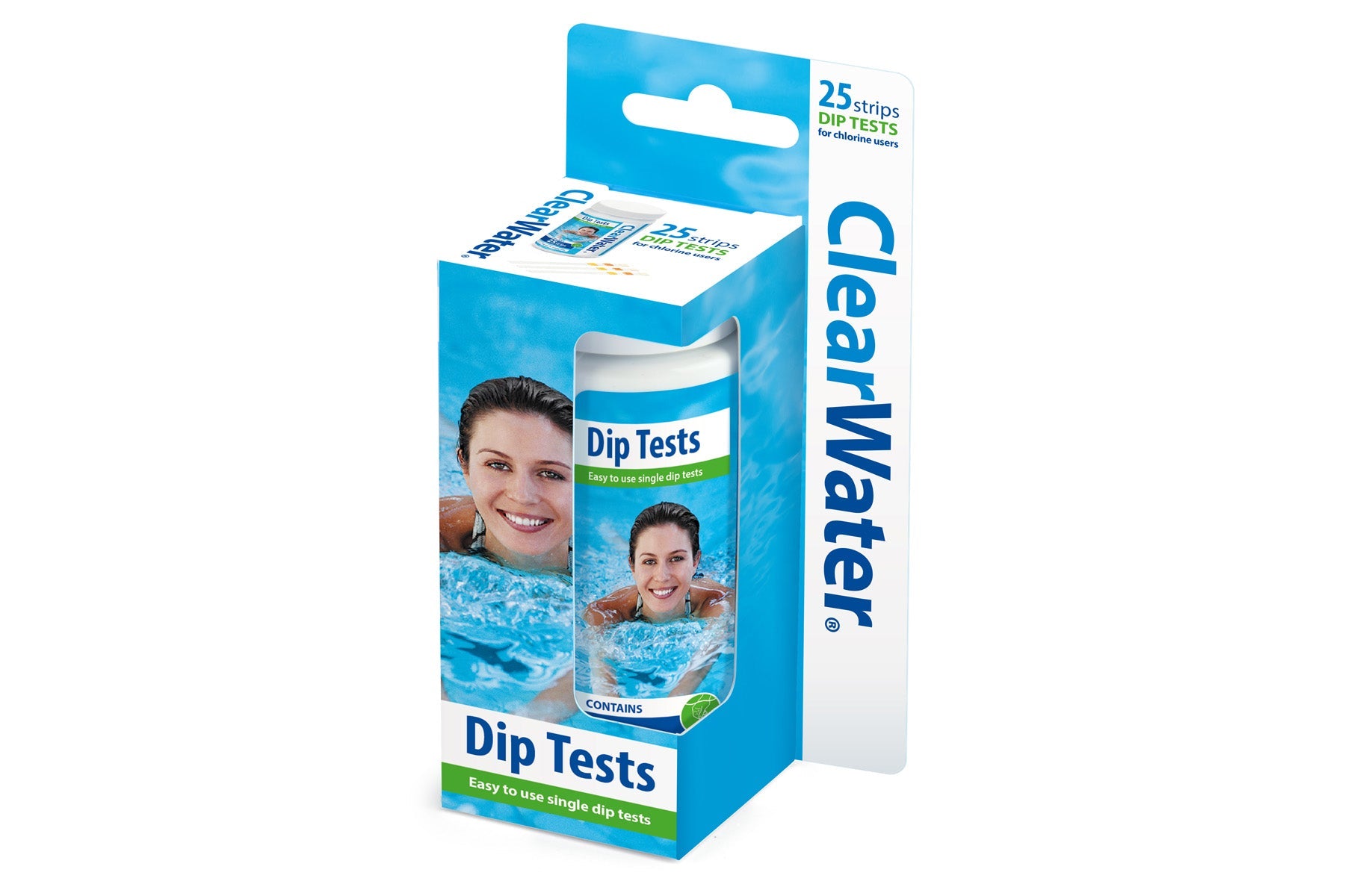 ClearWater 3-in-1 Hot Tub Test Strips x 25