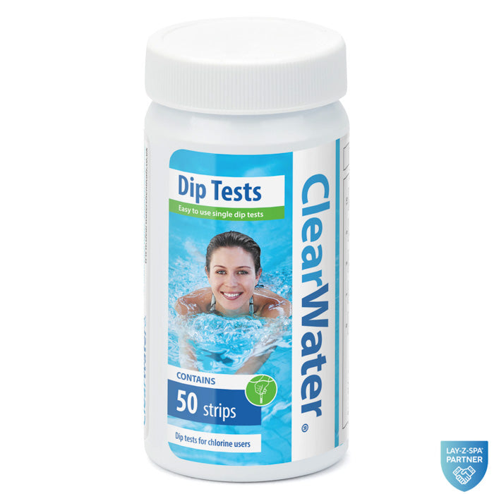 ClearWater 3-in-1 Hot Tub Test Strips x 50