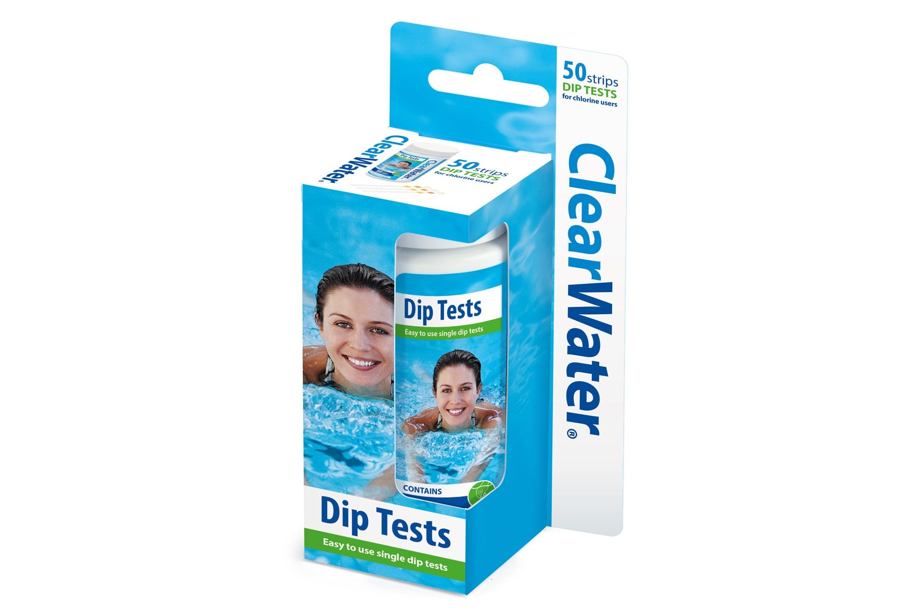 ClearWater 3-in-1 Hot Tub Test Strips x 50