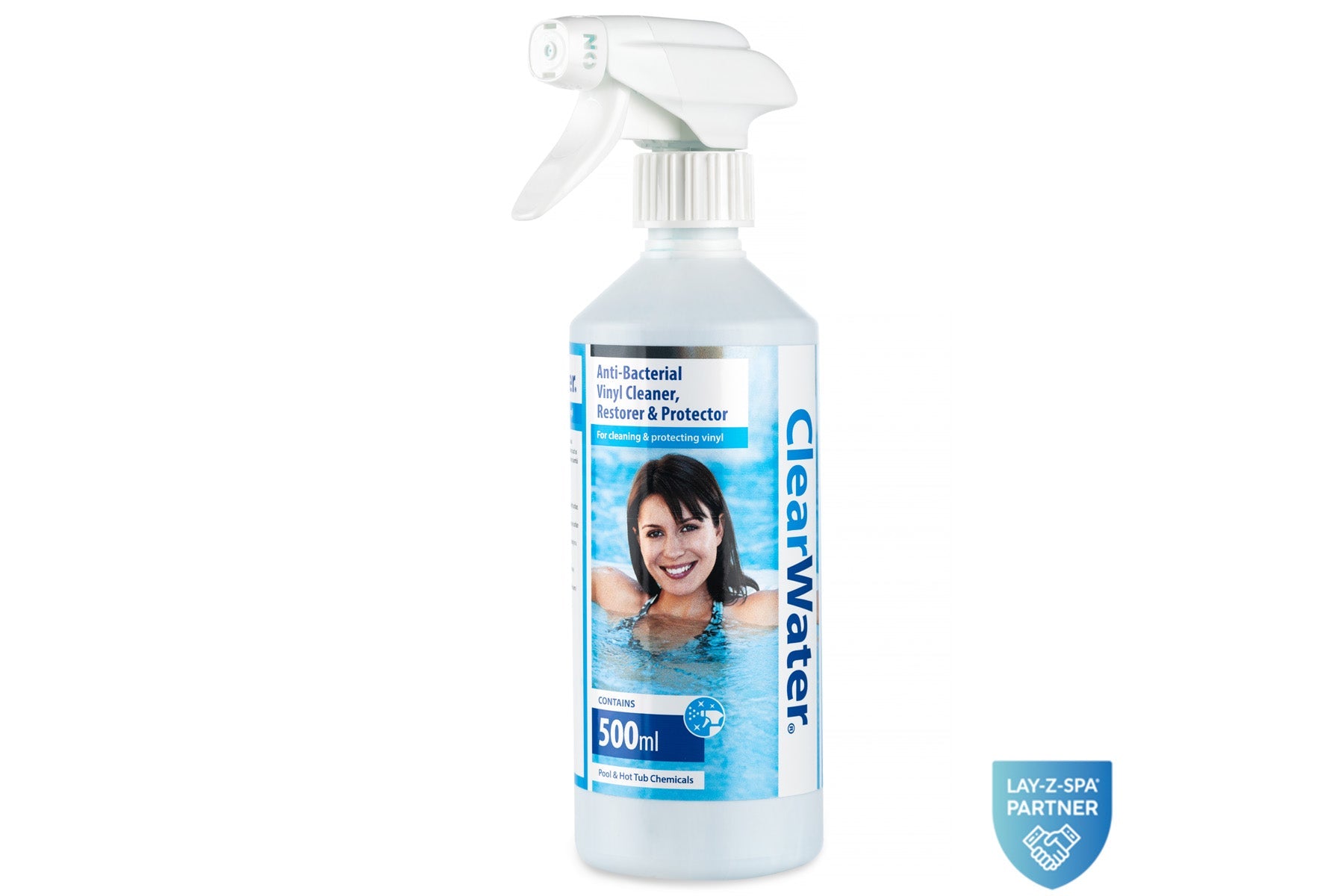 Pool & Hot Tub Surface Cleaner, Anti-Bacterial, 500ml