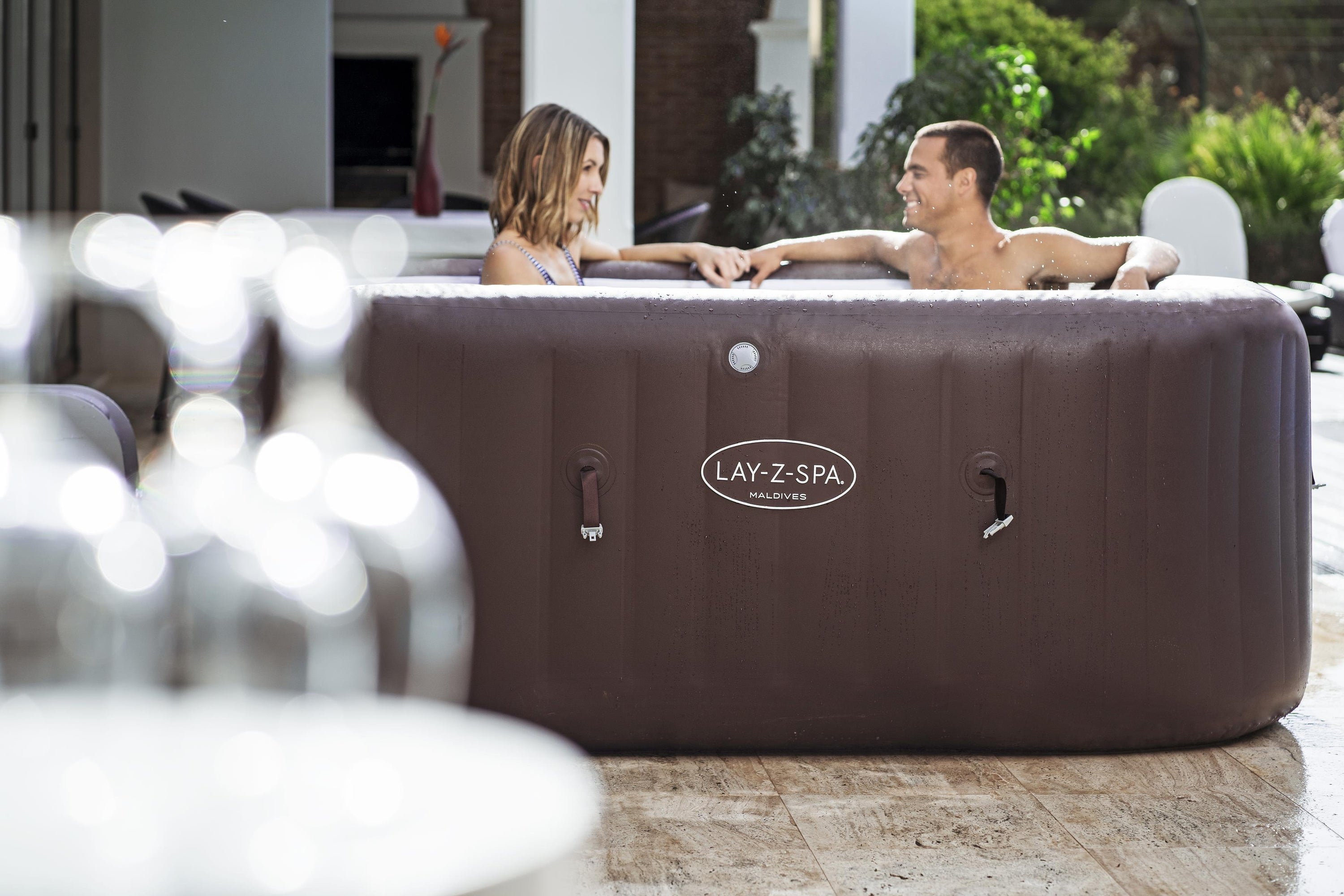 lazy spa hydrojet pro square hot tub with seats