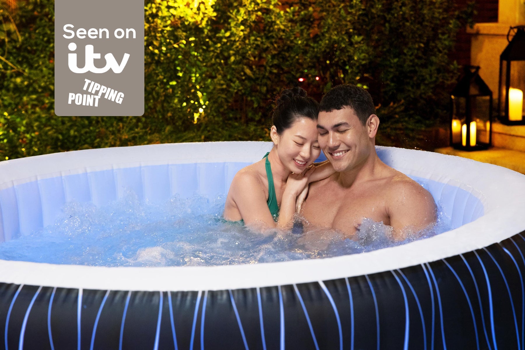 lay-z-spa inflatable hot tub seen on TV