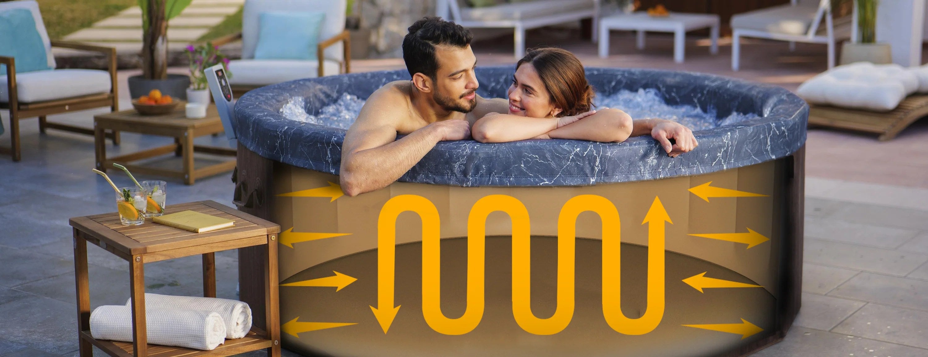 Lay-Z-Spa Toronto Efficient Foam Hot Tubs