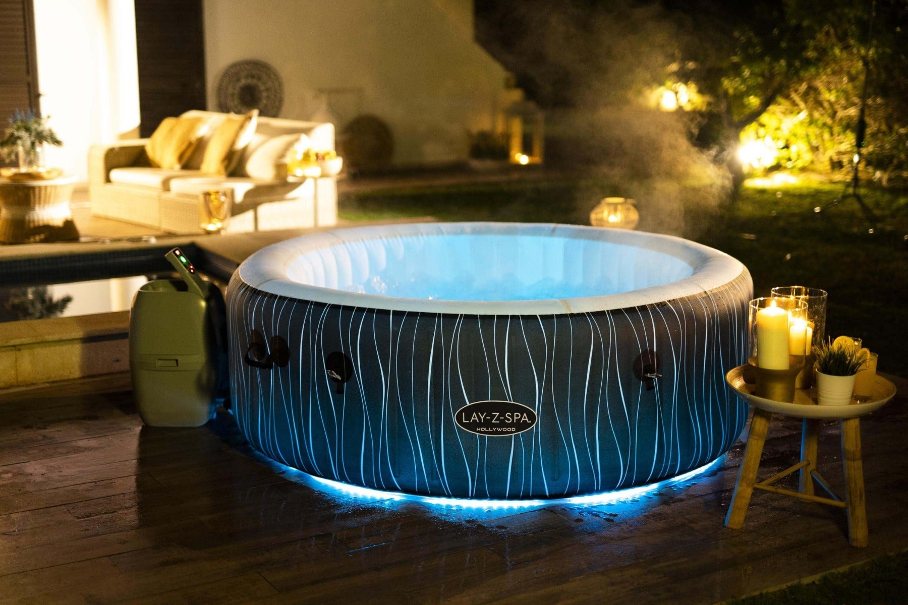 unique inflatable hot tub 