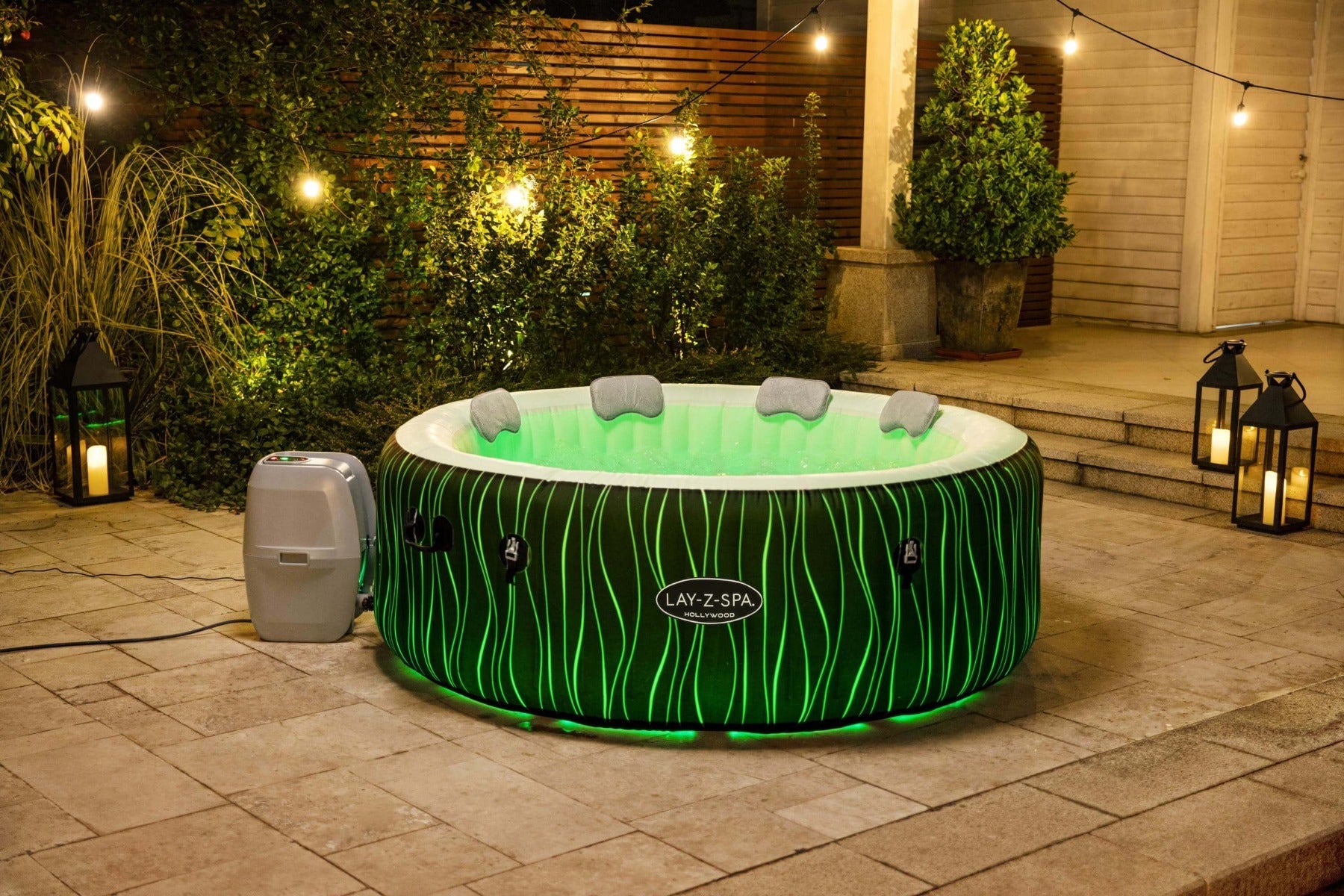 lazy spa hollywood hot tub