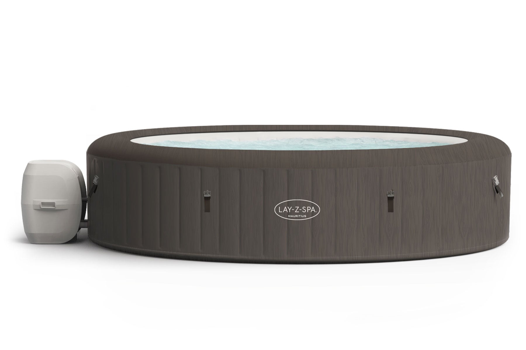 lay-z-spa oval inflatable hot tub