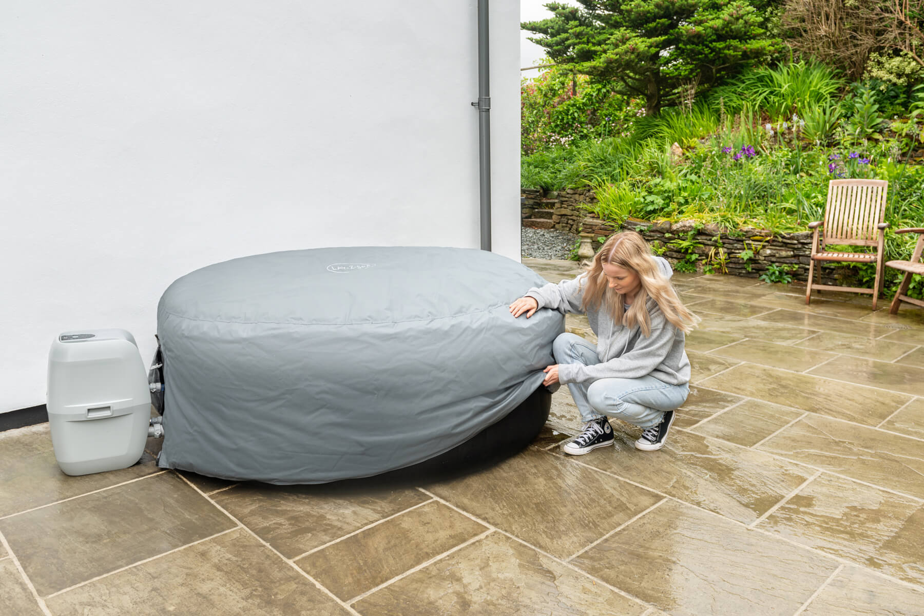 Round Thermal Hot Tub Cover - Small 180cm x 66cm